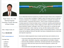 Tablet Screenshot of forensicelectrical.com
